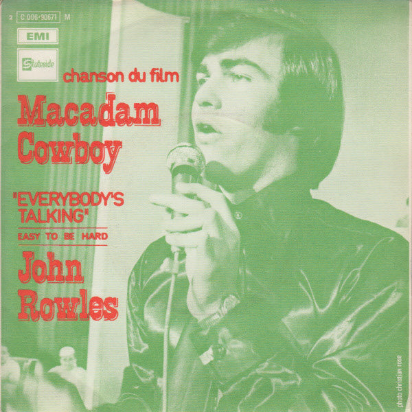 John Rowles : Everybody's Talking (7", Single)