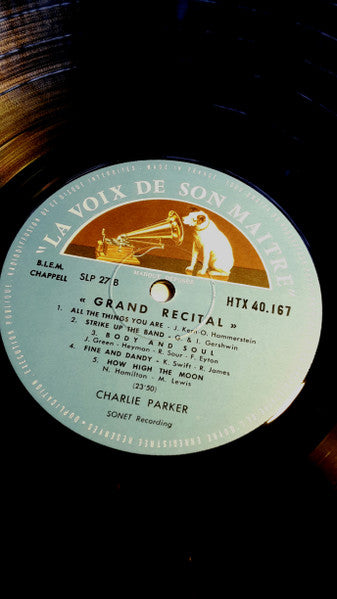 Charlie Parker : Grand Récital (LP)
