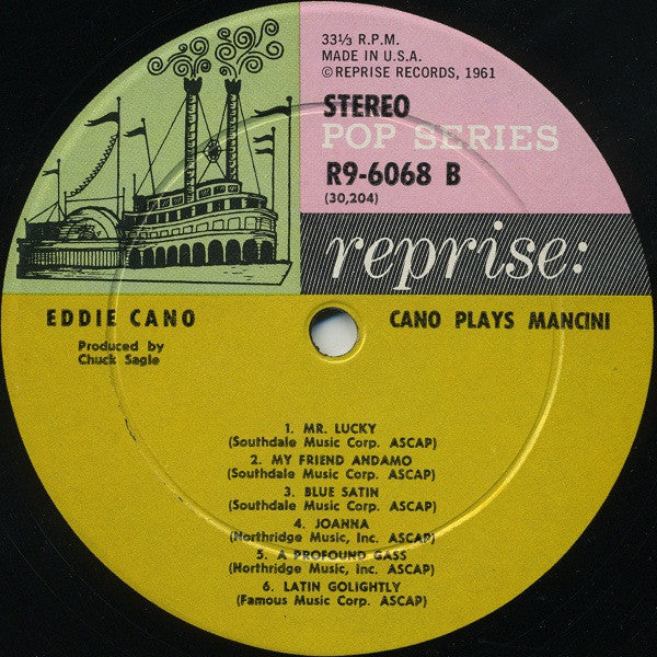 The Eddie Cano Quartet : Cano Plays Mancini (LP, Album)