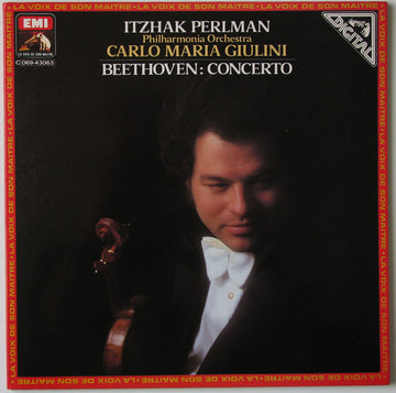 Itzhak Perlman, Philharmonia Orchestra, Carlo Maria Giulini - Ludwig Van Beethoven : Concerto Pour Violon (LP, Album)