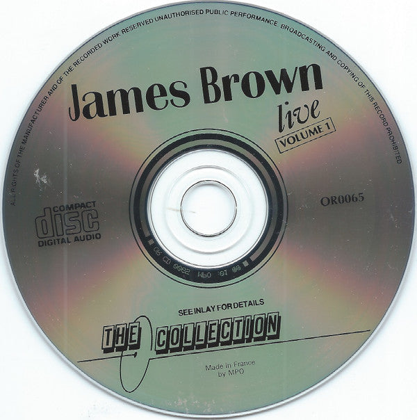 James Brown : Live Volume 1 (CD, Album)