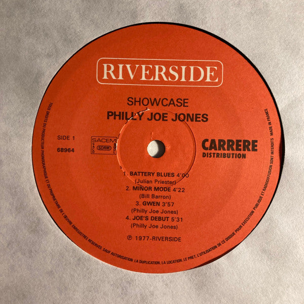 "Philly" Joe Jones : Showcase (LP, Album, RE)