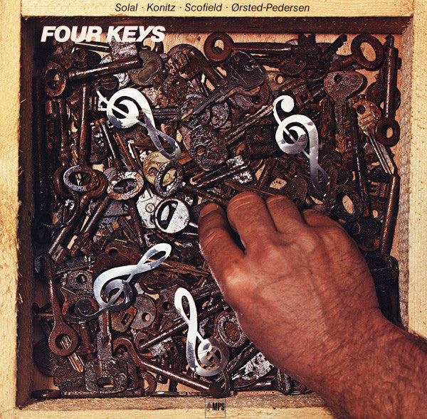 Martial Solal - Lee Konitz - John Scofield - Niels-Henning Ørsted Pedersen : Four Keys (LP, Album)