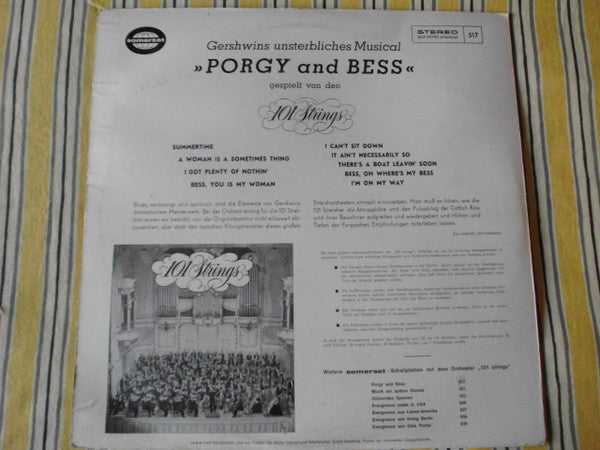 101 Strings : Porgy And Bess (LP, Album)
