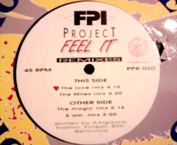 FPI Project : Feel It (Remixes) (12")
