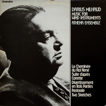 Darius Milhaud - Athena Ensemble : Music For Wind Instruments (LP)