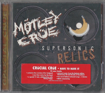 Mötley Crüe : Supersonic Relics (HDCD, Comp)