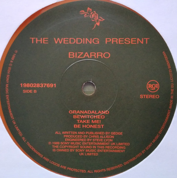 The Wedding Present : Bizarro (LP, Album, Bioplastic, RE, RP, Ora)