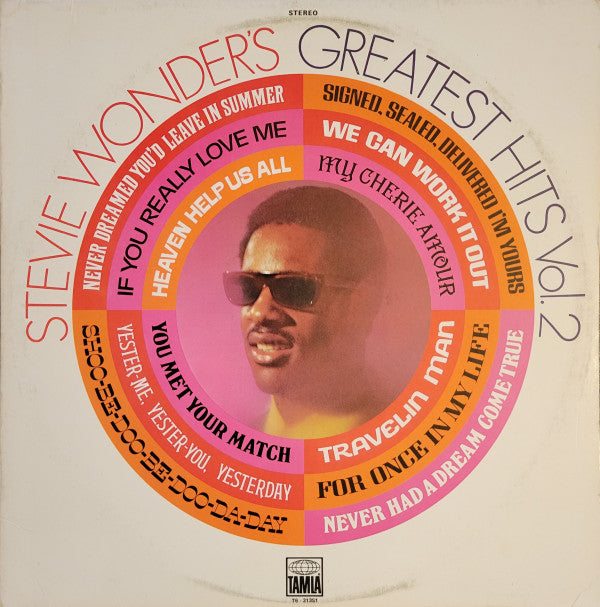 Stevie Wonder : Stevie Wonder's Greatest Hits Vol. 2 (LP, Comp, RE, Mon)