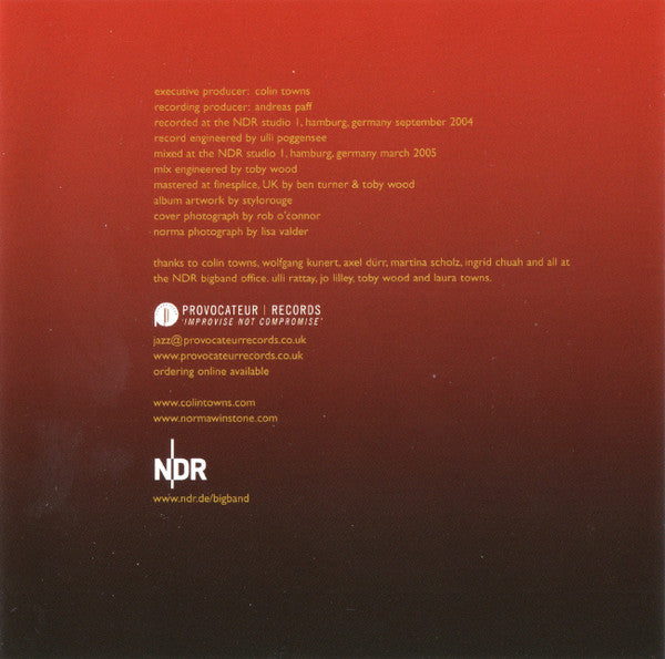 Norma Winstone With The NDR Big Band : It's Later Than You Think (CD, Album)