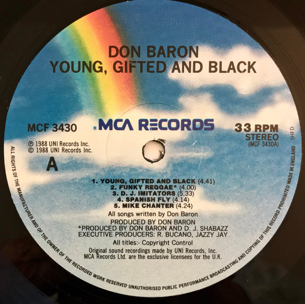 Don Baron : Young Gifted And Black (LP, Album)
