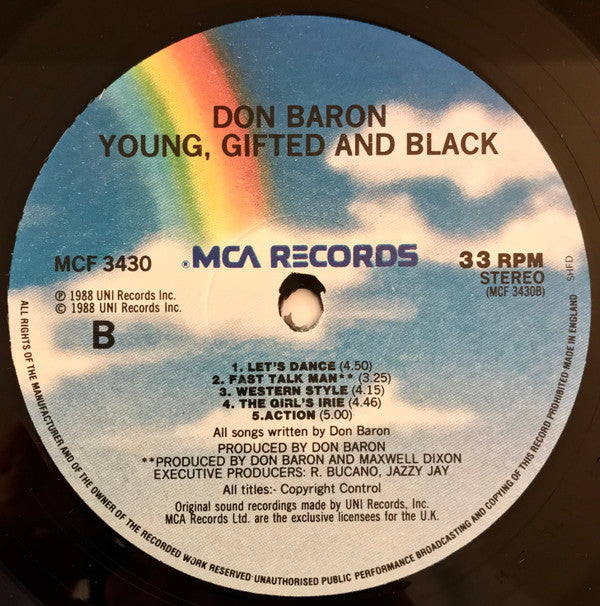 Don Baron : Young Gifted And Black (LP, Album)