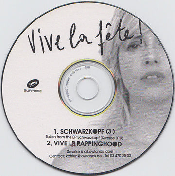 Vive La Fête! : Schwarzkopf (CDr)