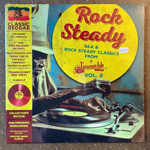 Various : Rock Steady - Ska & Rock Steady From Treasure Isle Vol. 2 (LP, Comp, Cle)