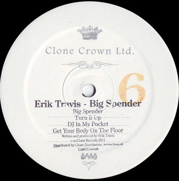 Erik Travis : Big Spender (12")