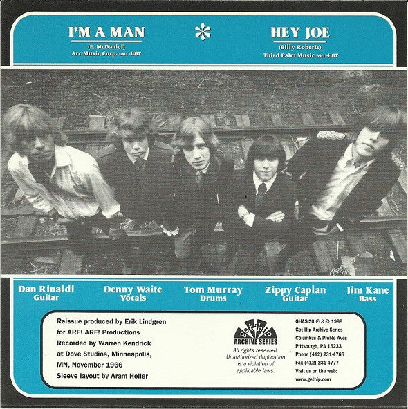 The Litter : I'm A Man / Hey Joe (7", Single)