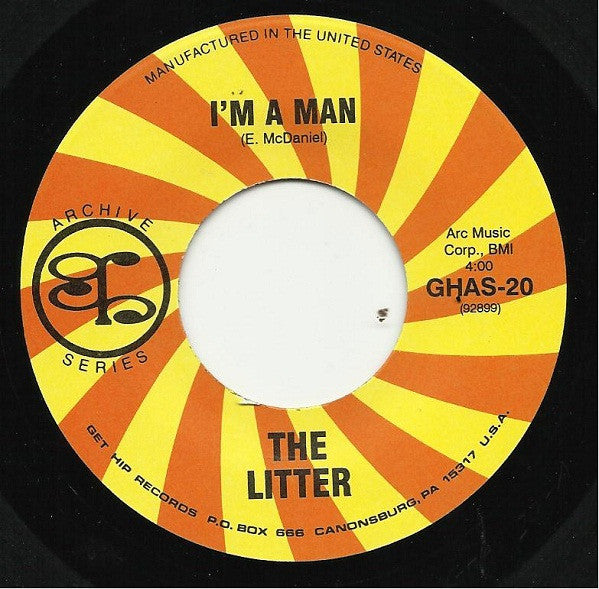 The Litter : I'm A Man / Hey Joe (7", Single)
