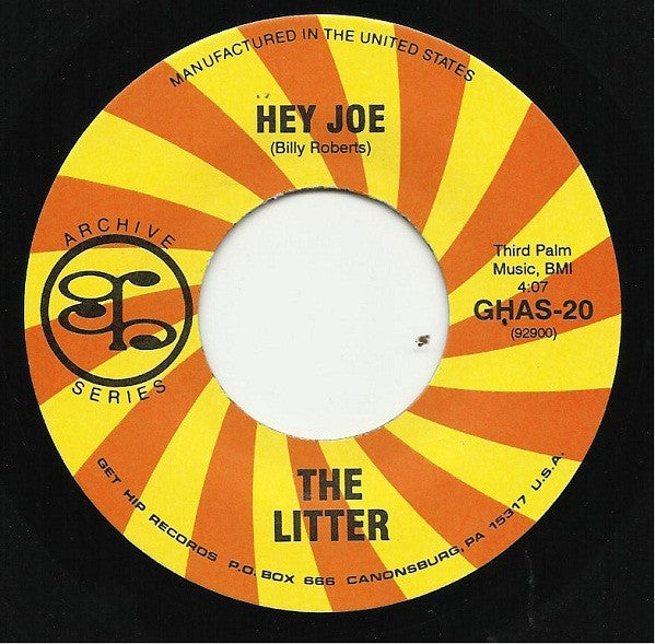 The Litter : I'm A Man / Hey Joe (7", Single)