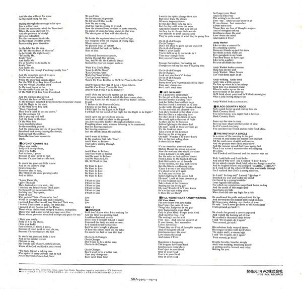 David Bowie : Special (2xLP, Comp, RE)