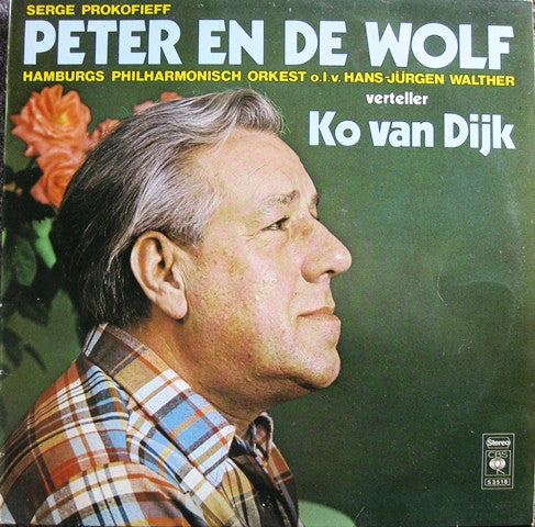 Sergei Prokofiev – Philharmonisches Staatsorchester Hamburg o.l.v. Hans-Jürgen Walther , verteller Ko Van Dijk : Peter En De Wolf (LP)