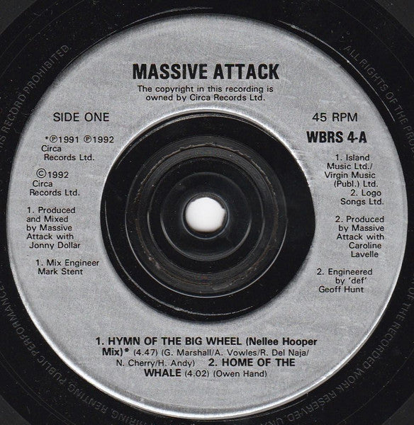 Massive Attack : Massive Attack E.P. (7", EP)