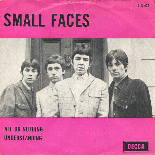 Small Faces : All Or Nothing / Understanding (7", Single, Mono, Pin)