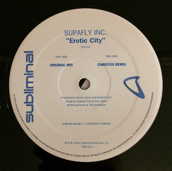 Supafly : Erotic City (12")