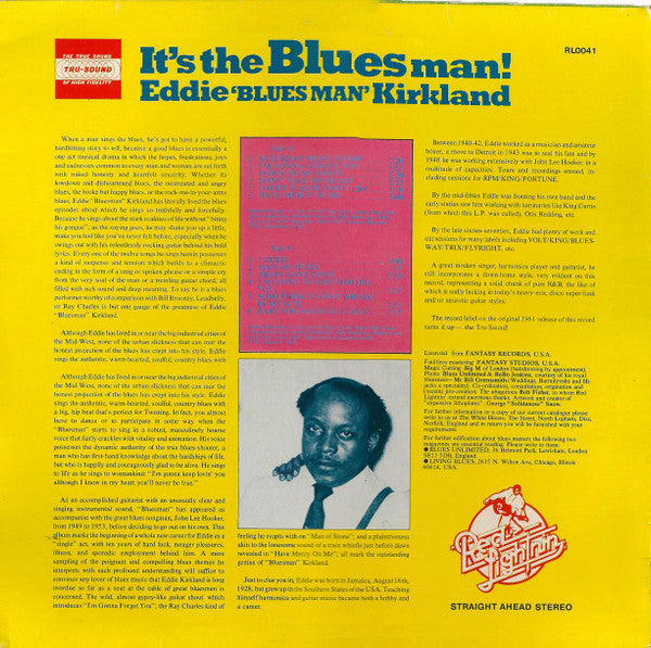 Eddie Kirkland : The Way It Was (LP, Album, RE)
