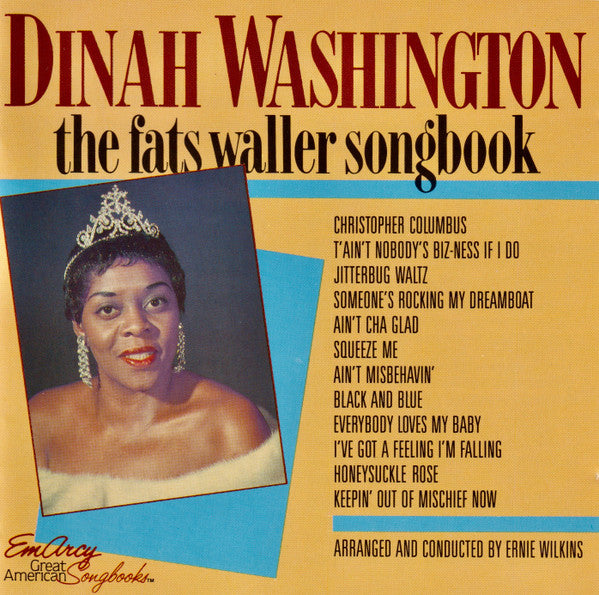Dinah Washington : The Fats Waller Songbook (CD, Album, RE)