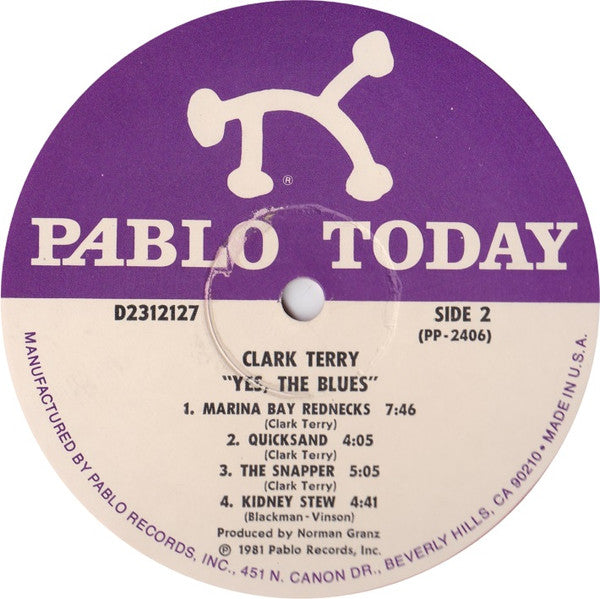 Clark Terry : Yes, The Blues (LP, Red)