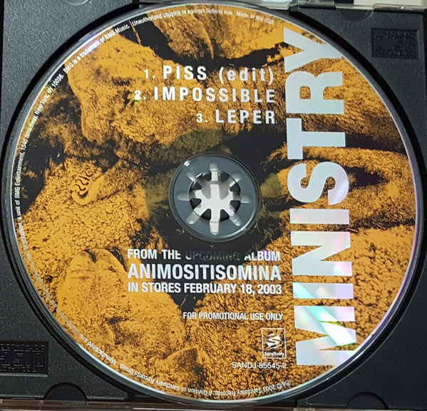 Ministry : Piss (CD, Promo, Smplr)
