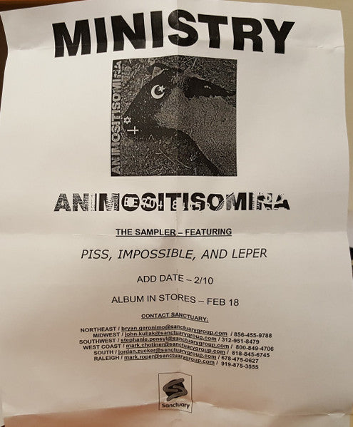 Ministry : Piss (CD, Promo, Smplr)
