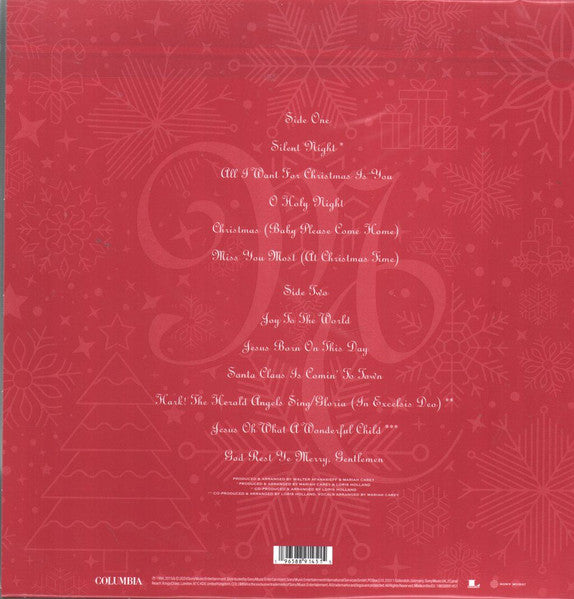 Mariah Carey : Merry Christmas (LP, Album, Pic, RE, 30t)