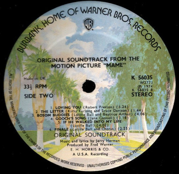 Lucille Ball, Jerry Herman : Original Soundtrack From The Motion Picture Mame (LP, Album)