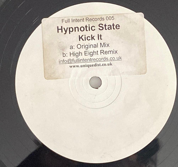 Hypnotic State : Kick It (12", TP, W/Lbl)