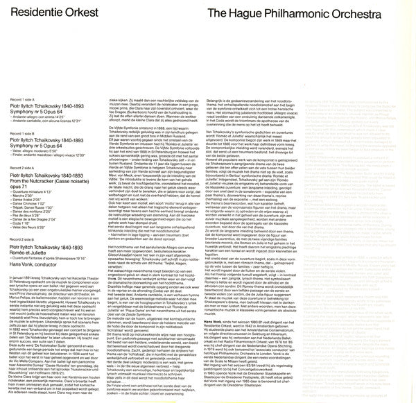 Pyotr Ilyich Tchaikovsky, Residentie Orkest : Symphony Nr. 5  - From The Nutcracker - Roméo Et Juliette (2xLP)