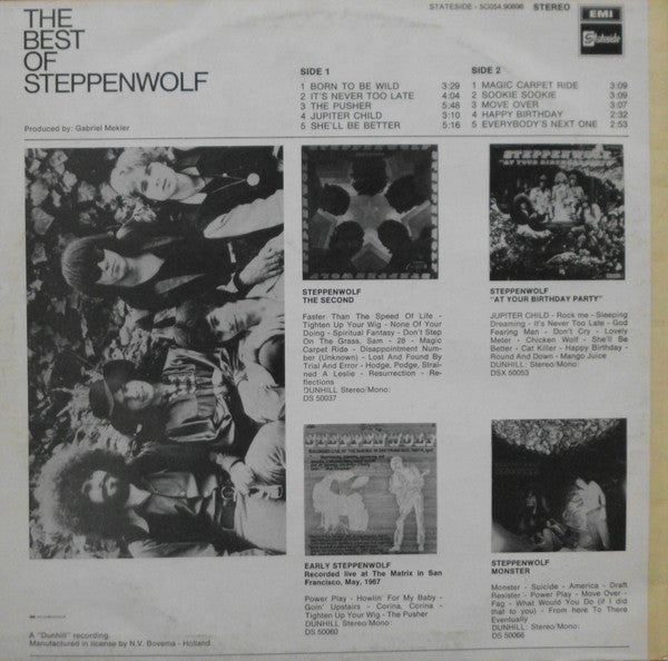 Steppenwolf : The Best Of Steppenwolf (LP, Comp)