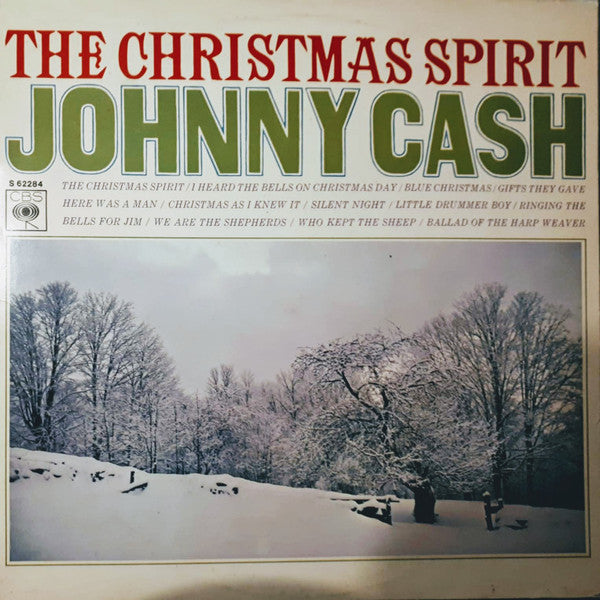 Johnny Cash : The Christmas Spirit (LP, Album, RE)