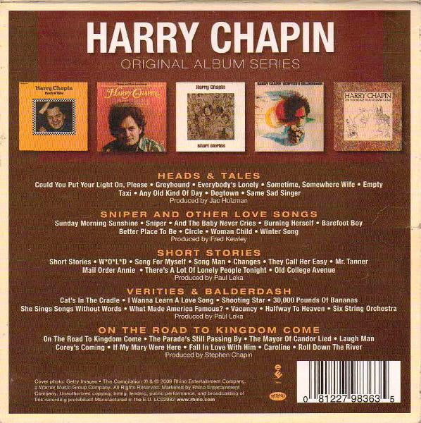 Harry Chapin : Original Album Series (5xCD, Comp, Box)