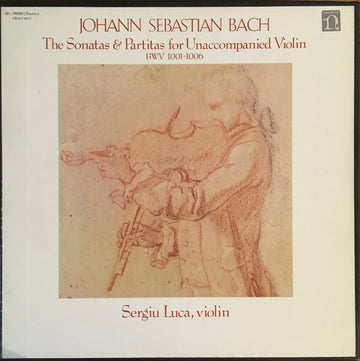 Johann Sebastian Bach, Sergiu Luca : The Sonatas & Partitas For Unaccompanied Violin, BWV 1001-1006 (3xLP, Album + Box)