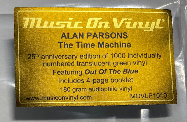 Alan Parsons : The Time Machine (2xLP, Album, Ltd, Num, RE, Gre)