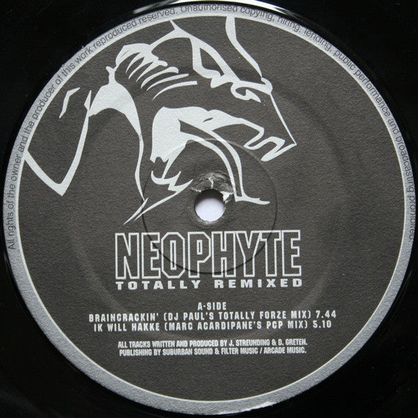 Neophyte : Totally Remixed (12", Ltd, Num)