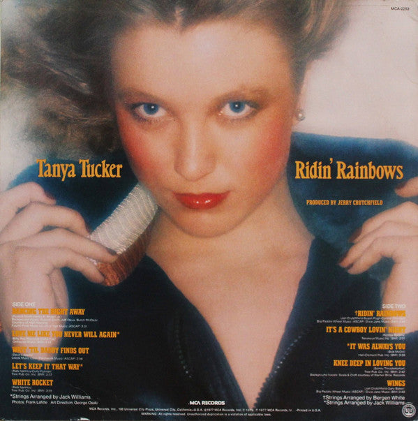 Tanya Tucker : Ridin' Rainbows (LP, Album, Glo)
