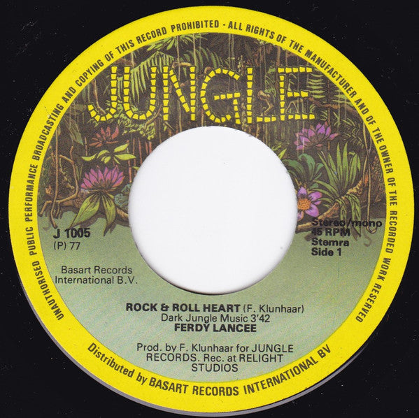 Ferdy Lancee* : Rock & Roll Heart (7", Single)