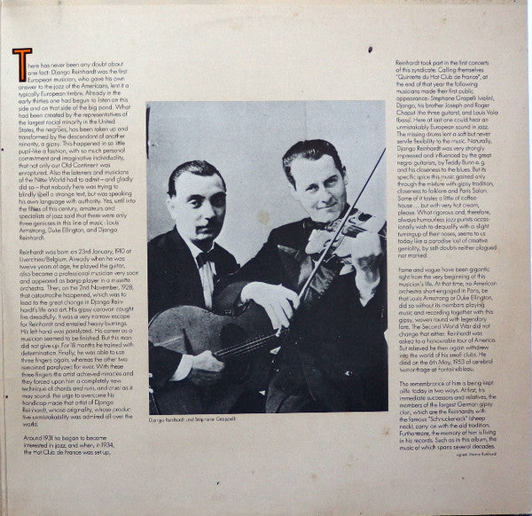 Django Reinhardt : The Very Best Of - From Swing To Bop (His Best Recordings From 1935-1953) (2xLP, Comp, Red)