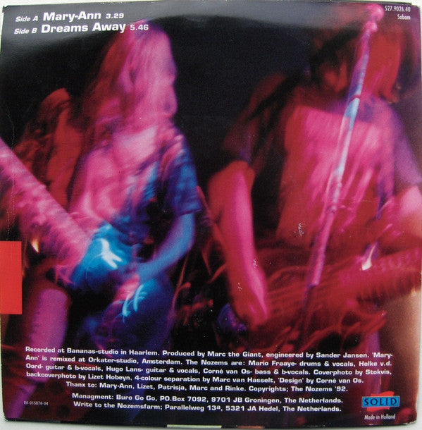 The Nozems : Mary-Ann (7", Single)