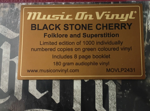 Black Stone Cherry : Folklore And Superstition (2xLP, Album, Ltd, Num, RE, Gre)