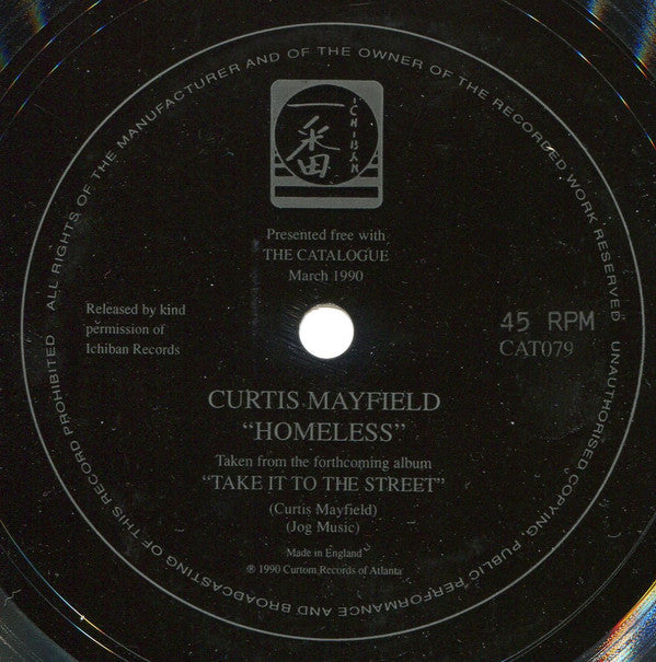 Curtis Mayfield : Homeless (Flexi, 7", S/Sided)