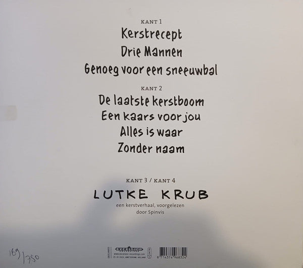 Spinvis : Lutke Krub En Zeven Kerstliedjes (2xLP, Album, Ltd, Num, Whi)