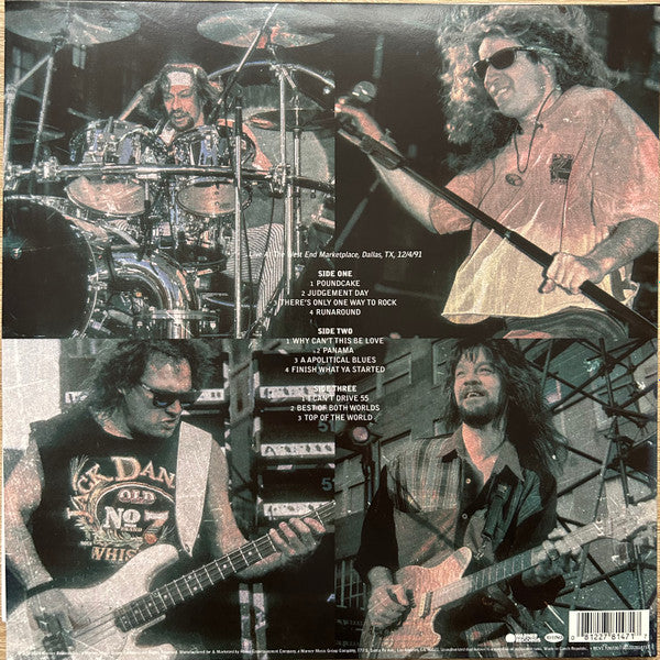 Van Halen : Live In Dallas 1991 (2xLP, RSD, Ltd, Red)